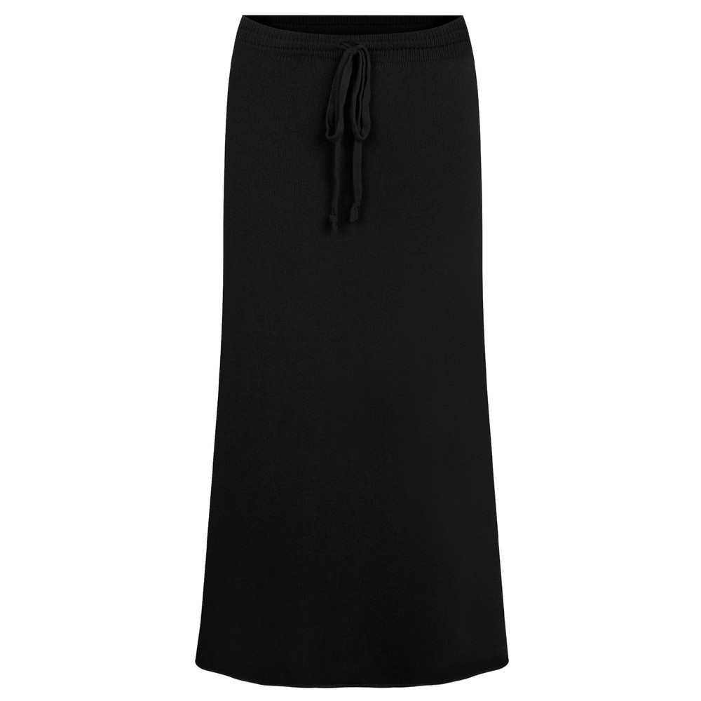 Amazing Woman Sade Straight Long Skirt Black 