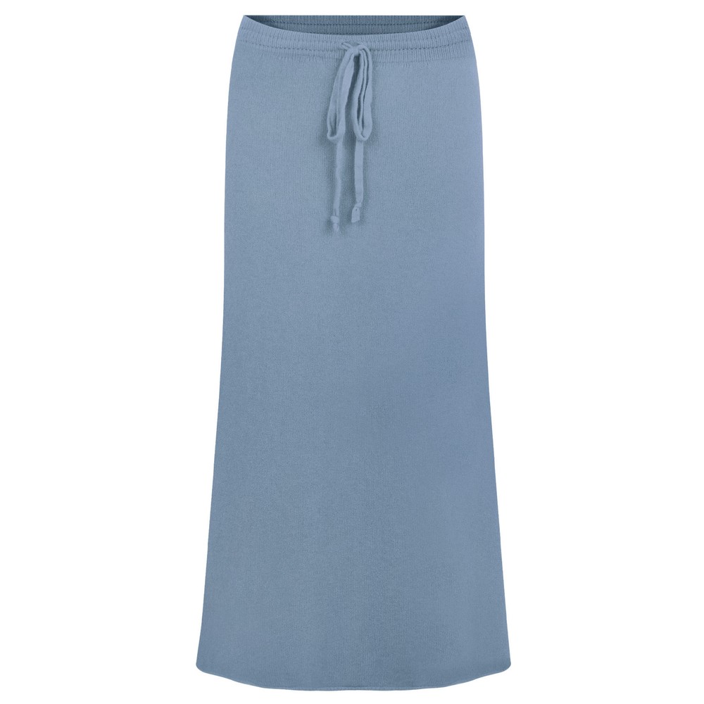 Amazing Woman Sade Straight Long Skirt Denim