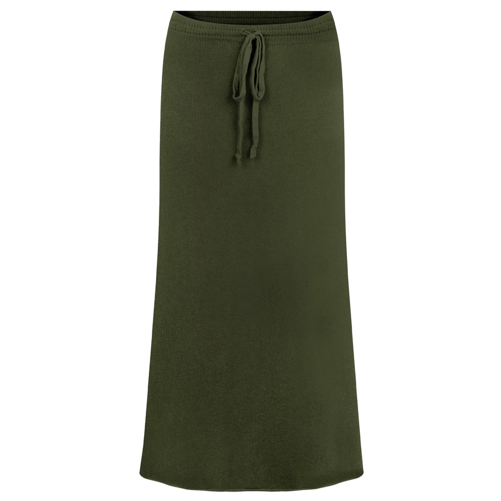 Amazing Woman Sade Straight Long Skirt Musch Olive X