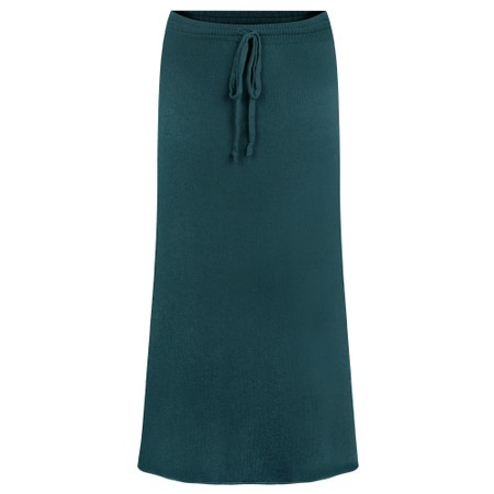 Amazing Woman Sade Straight Long Skirt - Blue