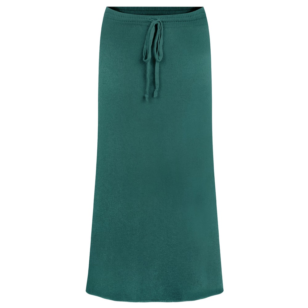 Amazing Woman Sade Straight Long Skirt Petrol
