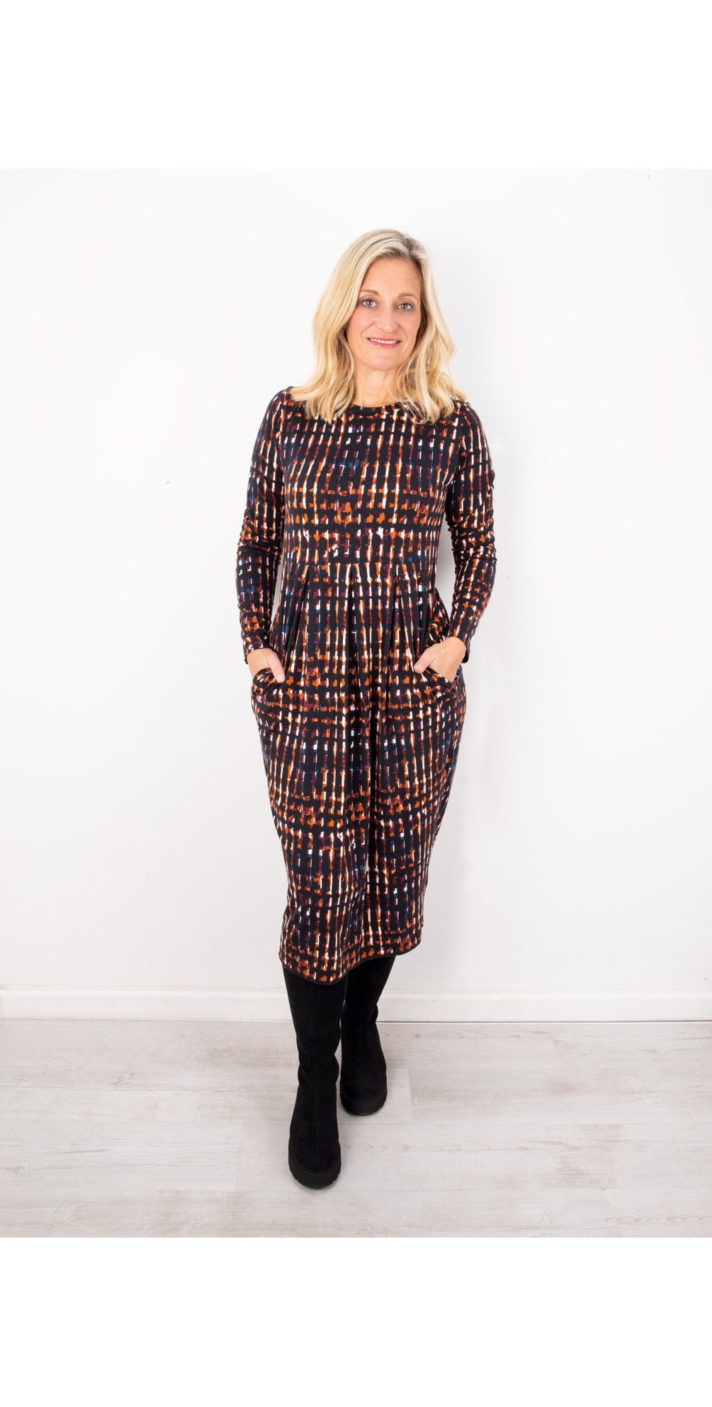 Masai Clothing Potters Clay Namo Dress in Potters Clay