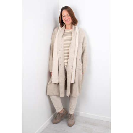 Mama B Segovia U Lievito Plain Fleece Scarf - Off-White