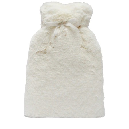 Chalk Teddy Hot Water Bottle - White