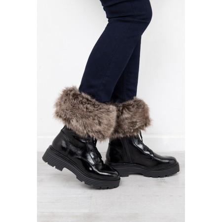 Helen Moore Faux Fur Boot Toppers - Brown