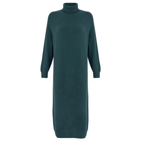 Amazing Woman Paige E Laguna Polo Neck Dress - Blue