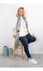 Chalk Ice Blue Bryony Stripe Top  