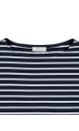 Chalk Navy / White Bryony X White Stripe Top  