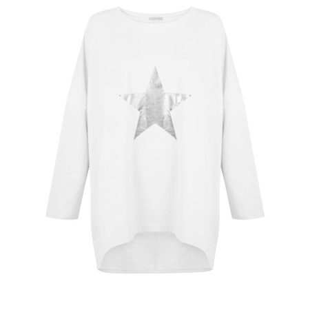 Chalk Olivia Star Top - White