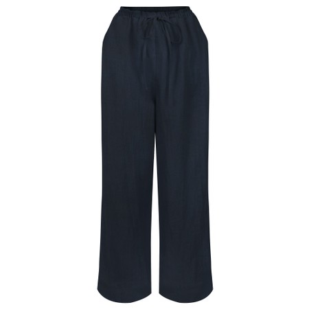 Chalk Polly Linen Pant - Blue