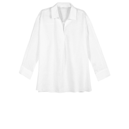 Chalk Sophie Linen Shirt  - White