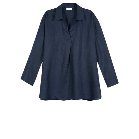 Chalk Sophie Linen Shirt  - Blue