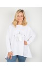 Chalk White  Olivia Star Top  