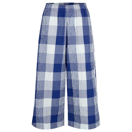 Mama B Polline Officina Check Culotte - Blue