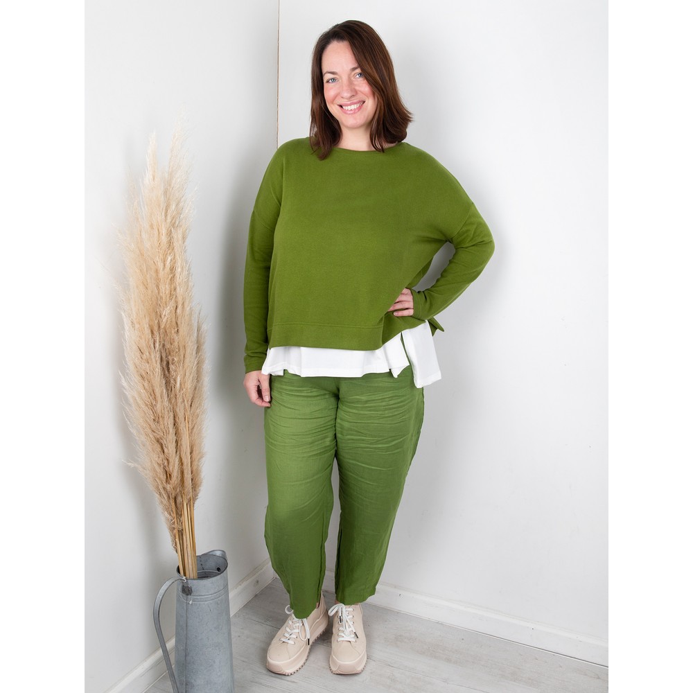 Mama B Alison Avocado Jumper in Avocado