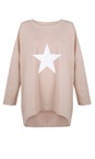 Chalk White / Pink Olivia Star Top  