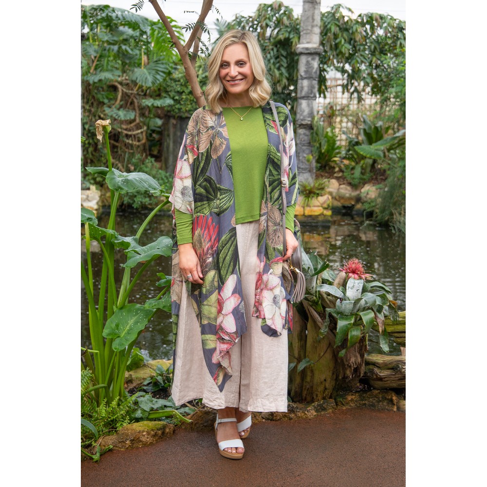 One Hundred Stars Throwover Protea Grey in Protea Grey