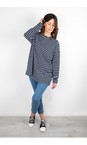 Chalk Navy / White Bryony X White Stripe Top  