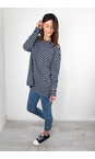 Chalk Navy / White Bryony X White Stripe Top  
