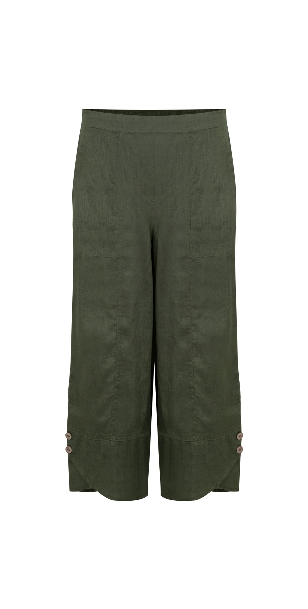 Foil Genie Us Linen Pant in Palm