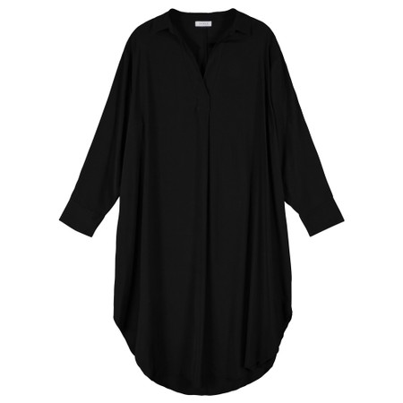 Chalk Julia Black Shirt Dress - Black