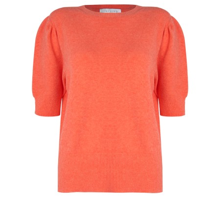 Amazing Woman Priti Summer Orange Round Neck Top - Orange