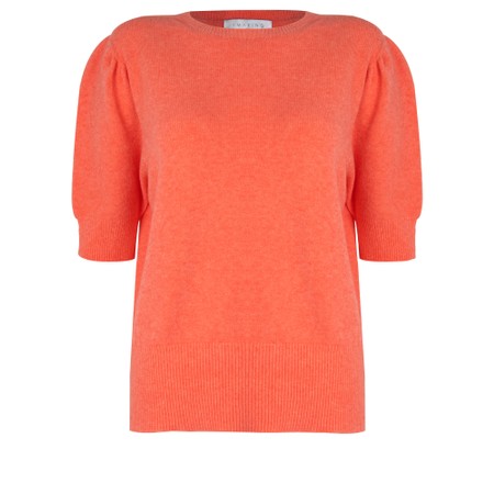 Amazing Woman Priti Summer Orange Round Neck Top - Orange