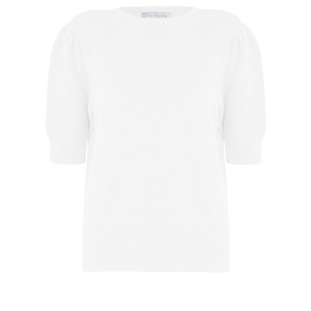 Amazing Woman Priti White Round Neck Top - White