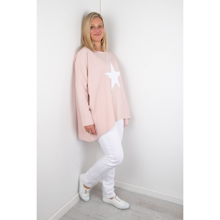 Chalk Olivia Star Top - White