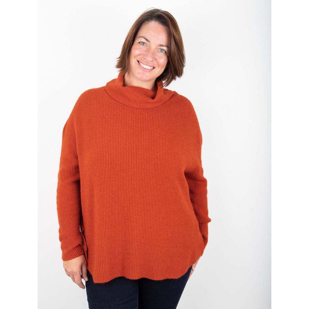 Orange baggy jumper online