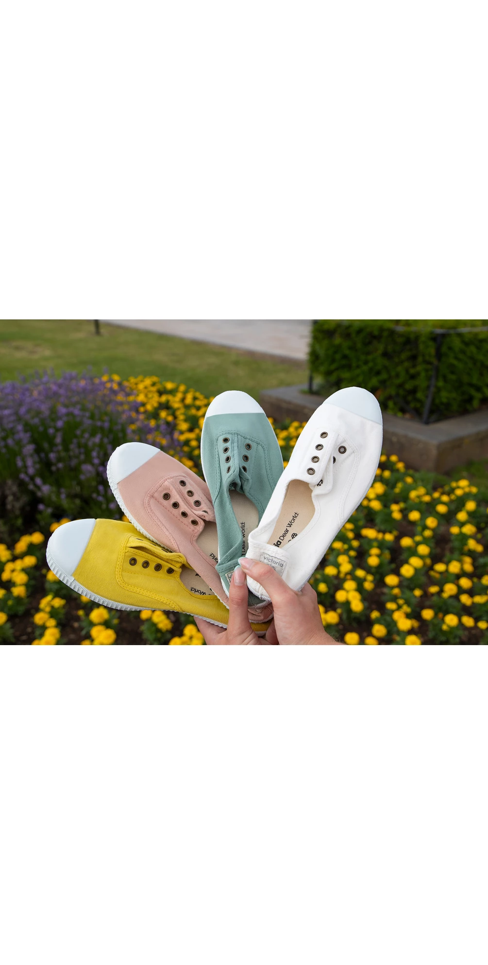 Dora White Organic Cotton Washable No Lace Pump main image