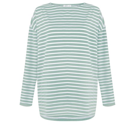 Chalk Bryony X Ice Blue Stripe Top - Blue