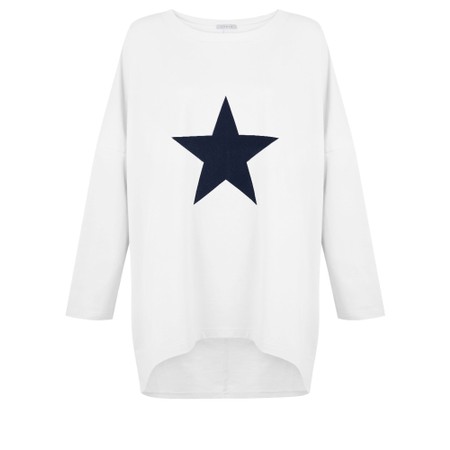 Chalk Olivia Star Top - White