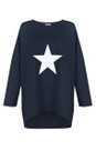Chalk Navy / White Olivia Star Top  