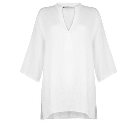 Amazing Woman Jenny X White Oversized Grandad Shirt - White