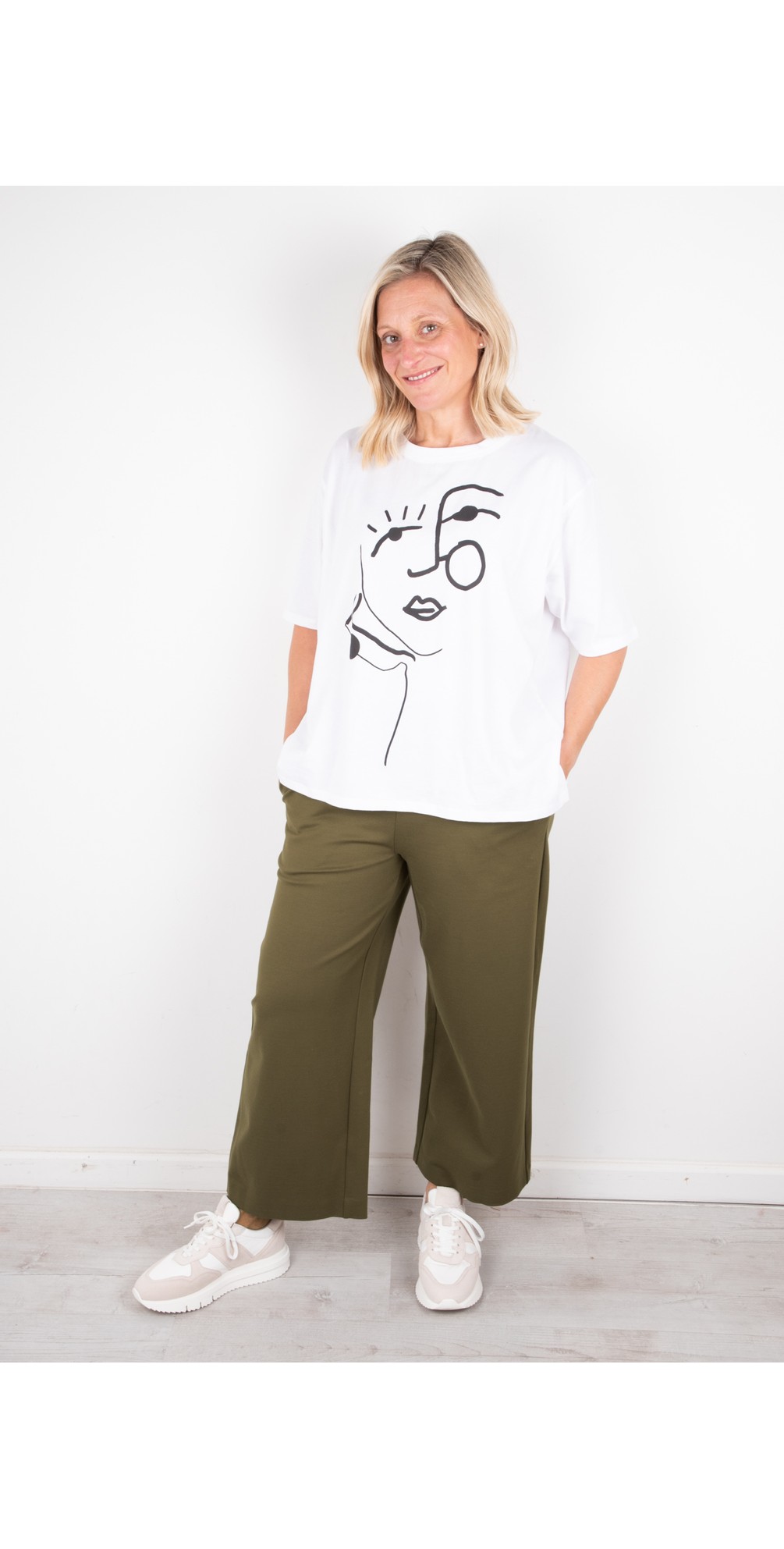 MaDoreann Abstract Face T-shirt main image