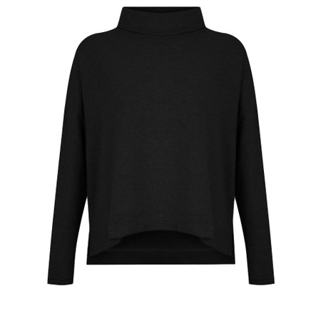 Mama B Moyet Nero Plain Fleece Jumper - Black