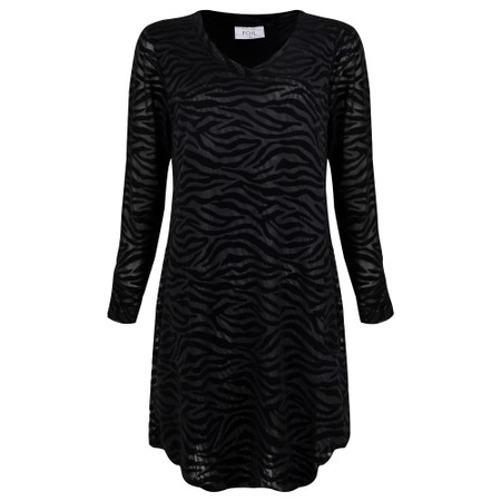 Foil Velvet Underground Tunic - Black