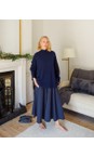 Chalk Navy Lyndsey Oversized Navy Jumper  