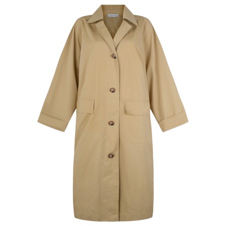 Chalk Piper Coat Beige  - Beige