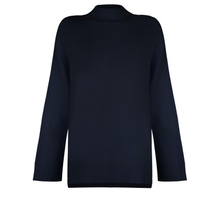 Chalk Lyndsey Oversized Navy Jumper - Blue