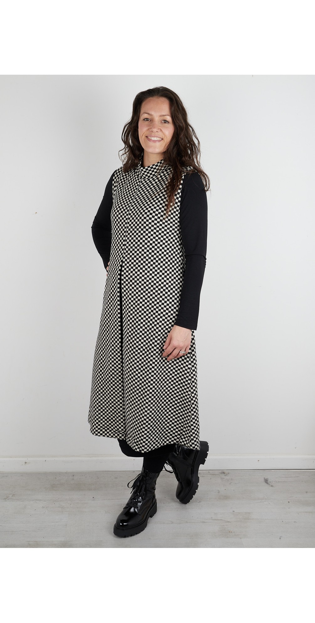 Annie J Small Check Gilet main image