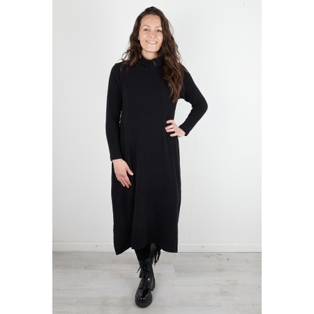 Mama B Tiramisu Nero U Plain Fleece Dress - Black