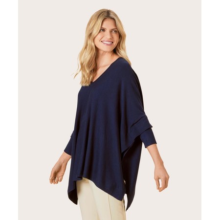 Masai Clothing MaFosna Navy Essential Knit - Blue