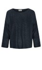 Thing Navy Hannah Navy Soft Knit Rectangle Top  
