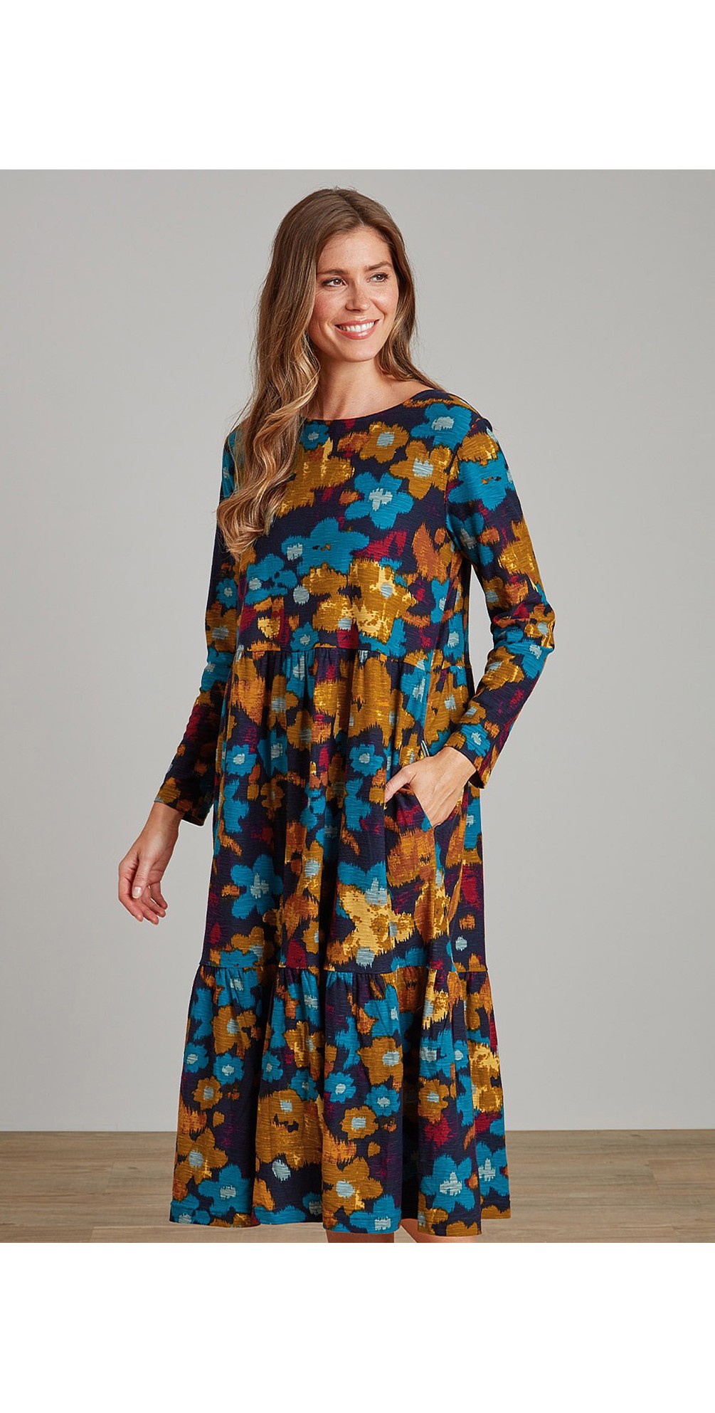 Blurry Floral Sirius Dress main image
