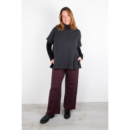 Mes Soeurs et Moi Nicolas Macadam Stripe Slipover Top - Grey