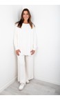 Amazing Woman Ivory Zaria Ivory Round Neck Supersoft Knit  