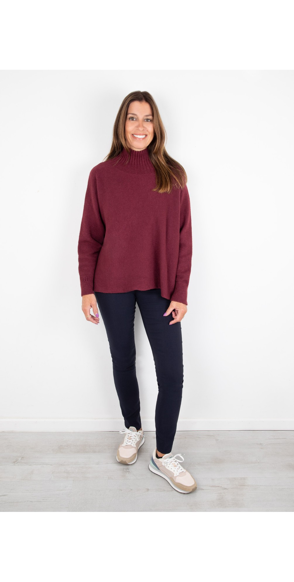 Jolie Boxy High Neck Knit main image