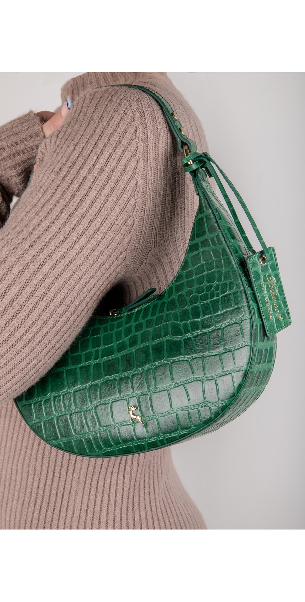 Brompton Green Crescent Bag main image